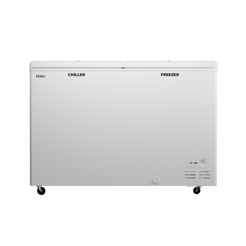 Haier Deep Freezer 550L Combo Chest,  Dual Compartment (White)